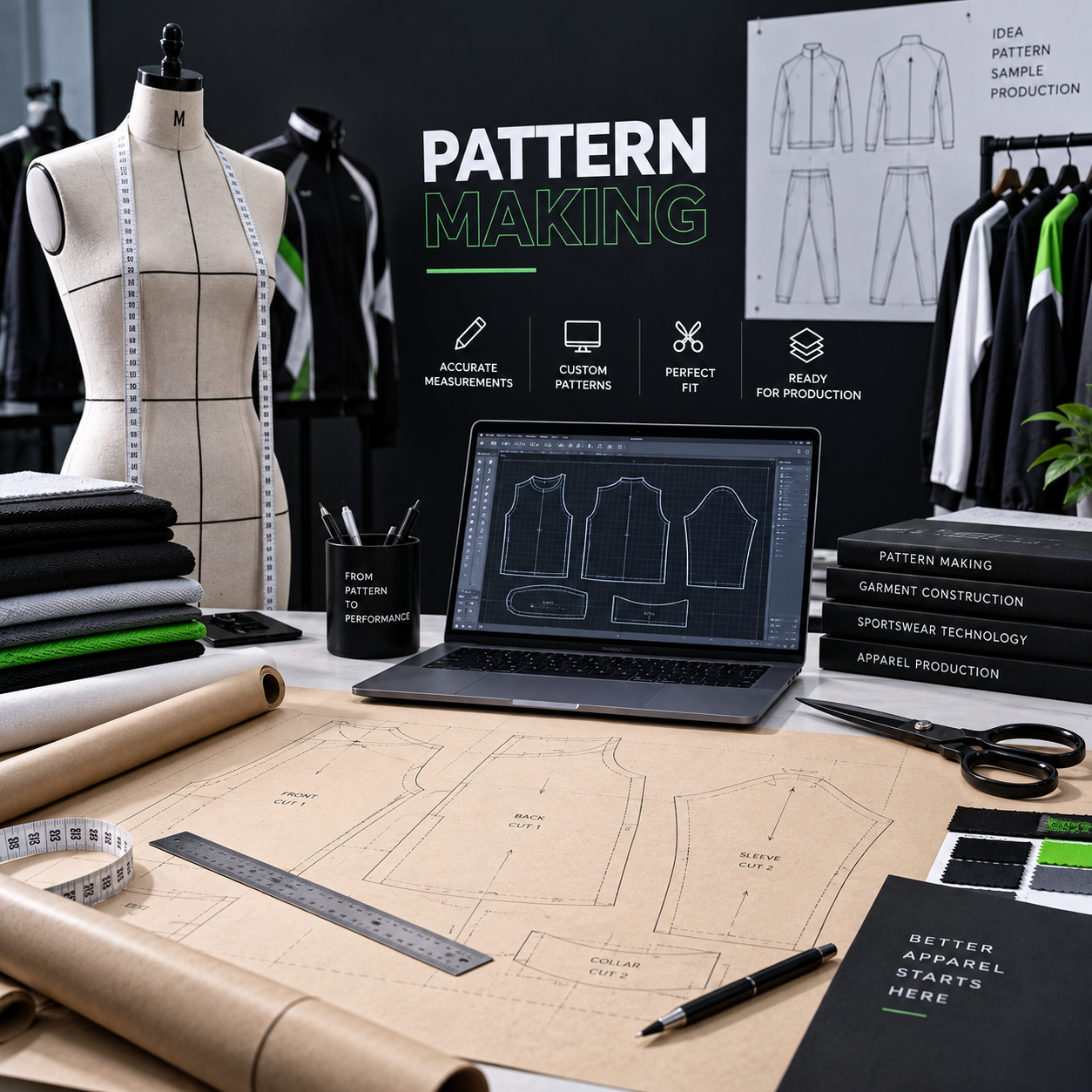 The Hawk Wings Pattern Making