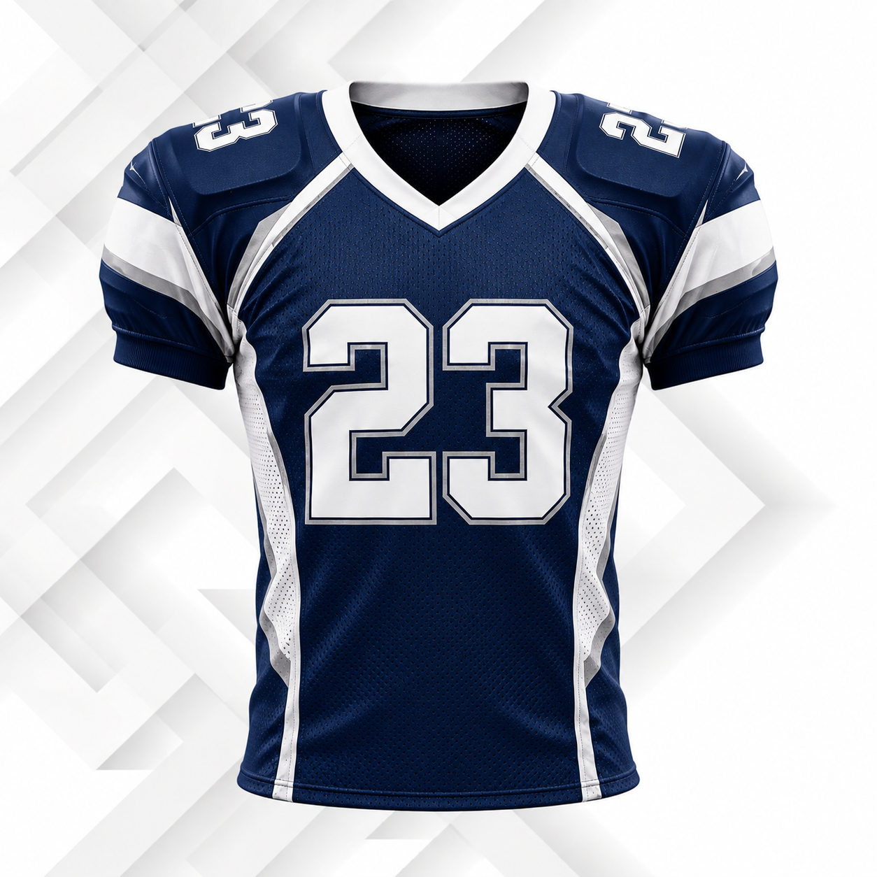Custom Navy Blue Football Jersey