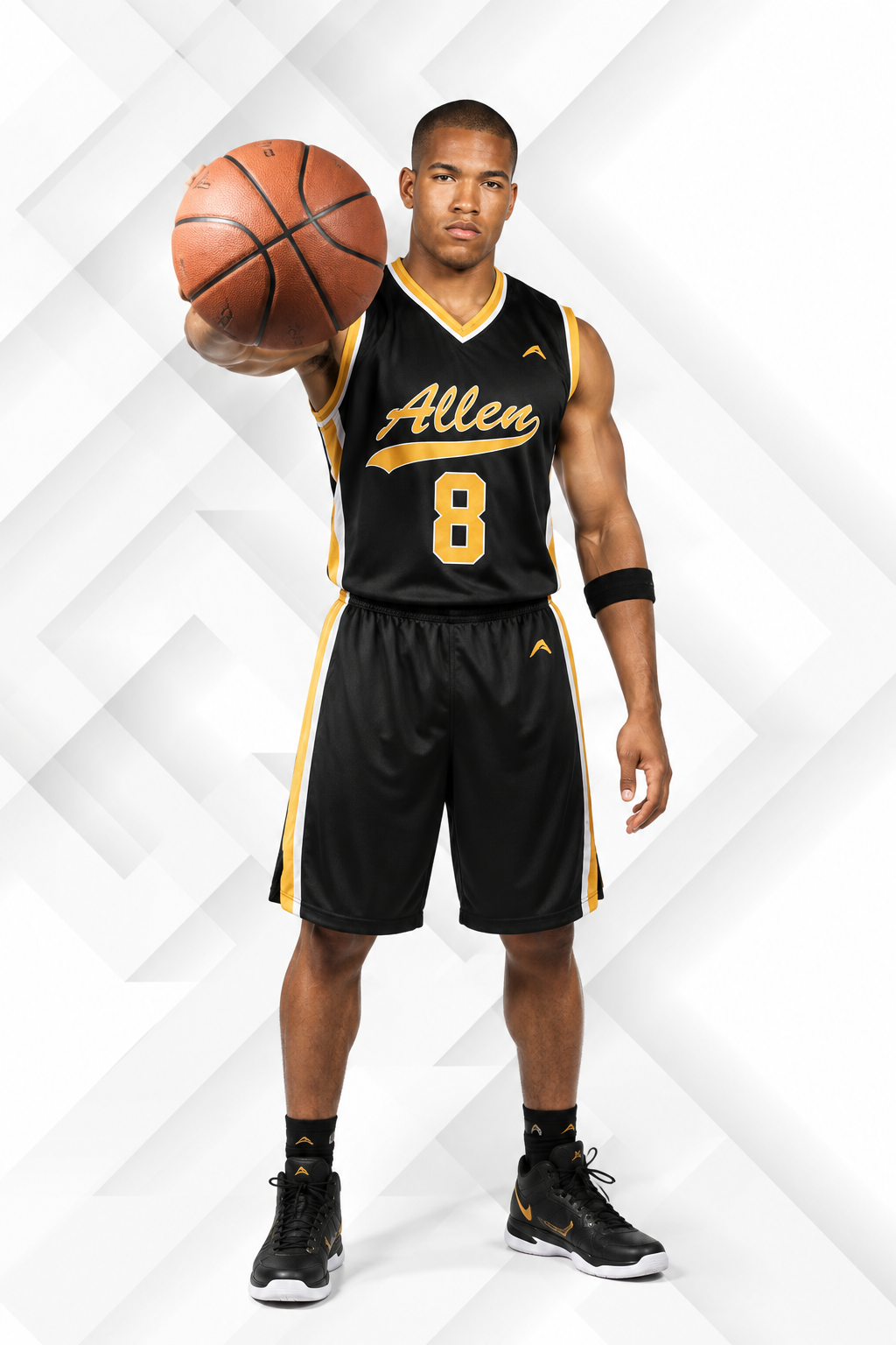 Classic Black and Gold Team Uniform