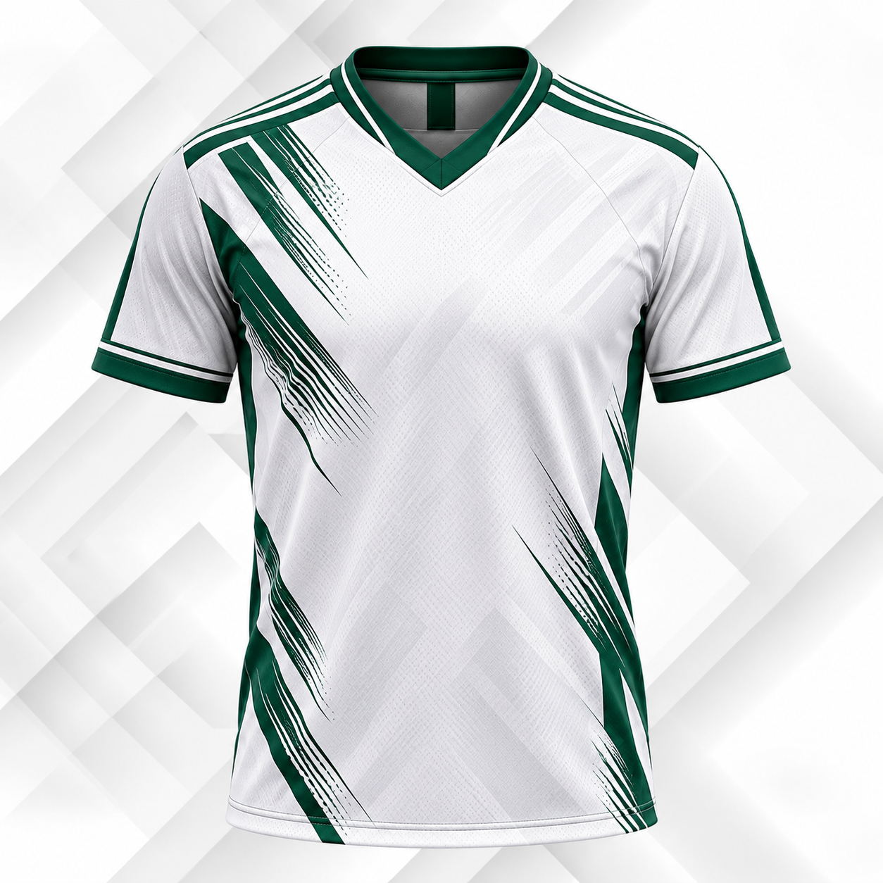 Custom Green Brush Soccer Jersey