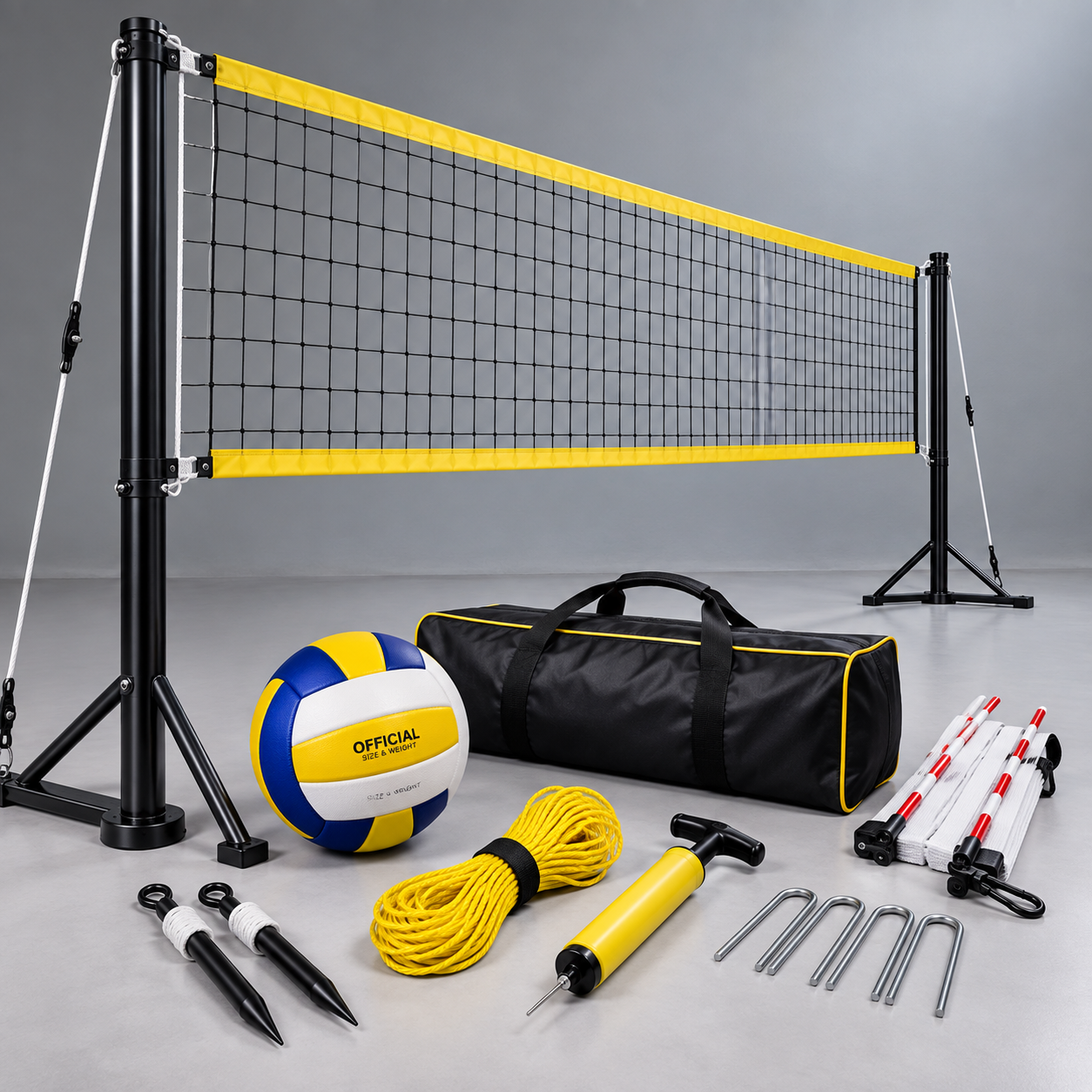 Portable Volleyball Net Set