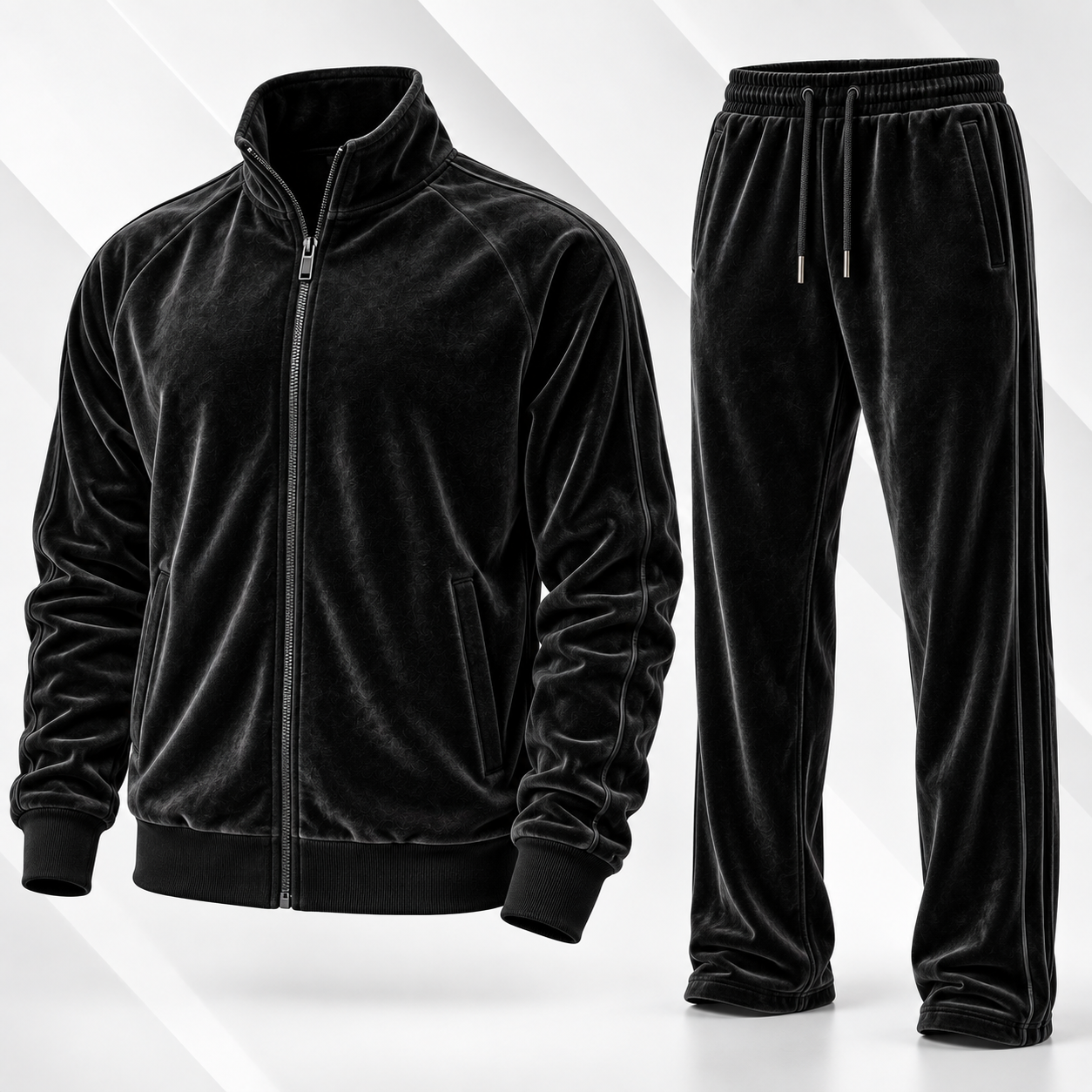 Velour Tracksuit Set