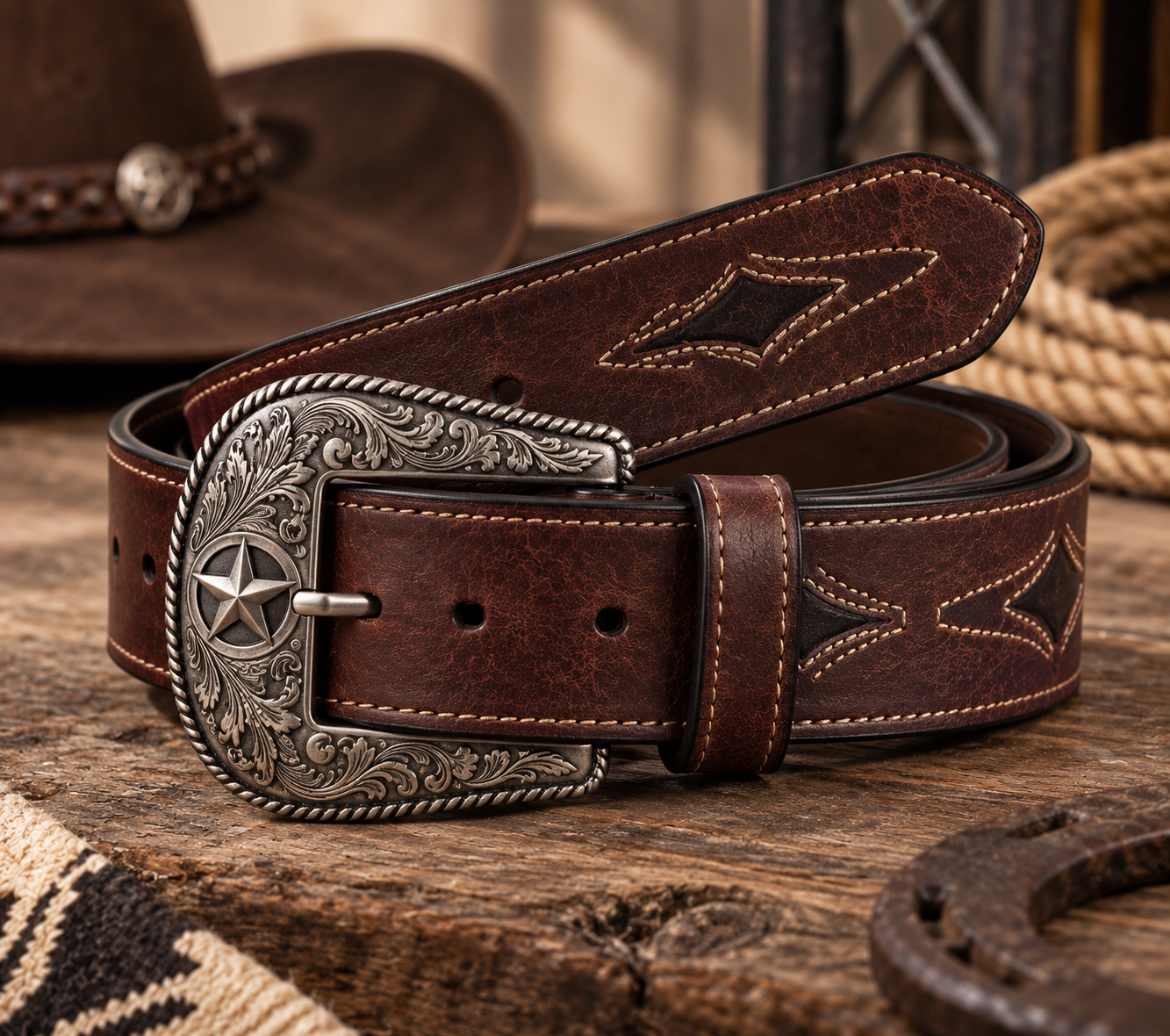 Western Buckle Belt