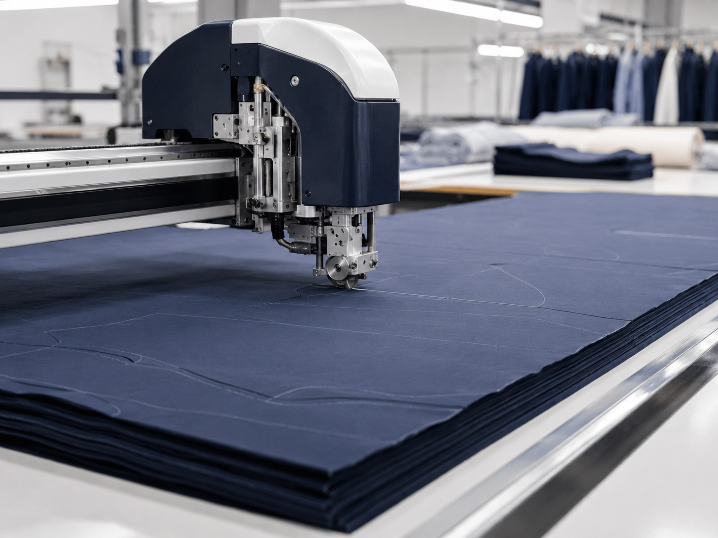 The Hawk Wings Fabric Cutting