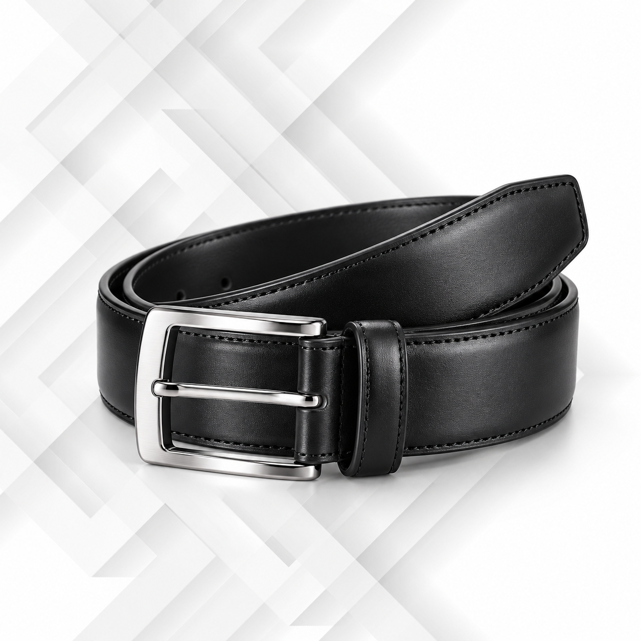 Embossed Leather Belt