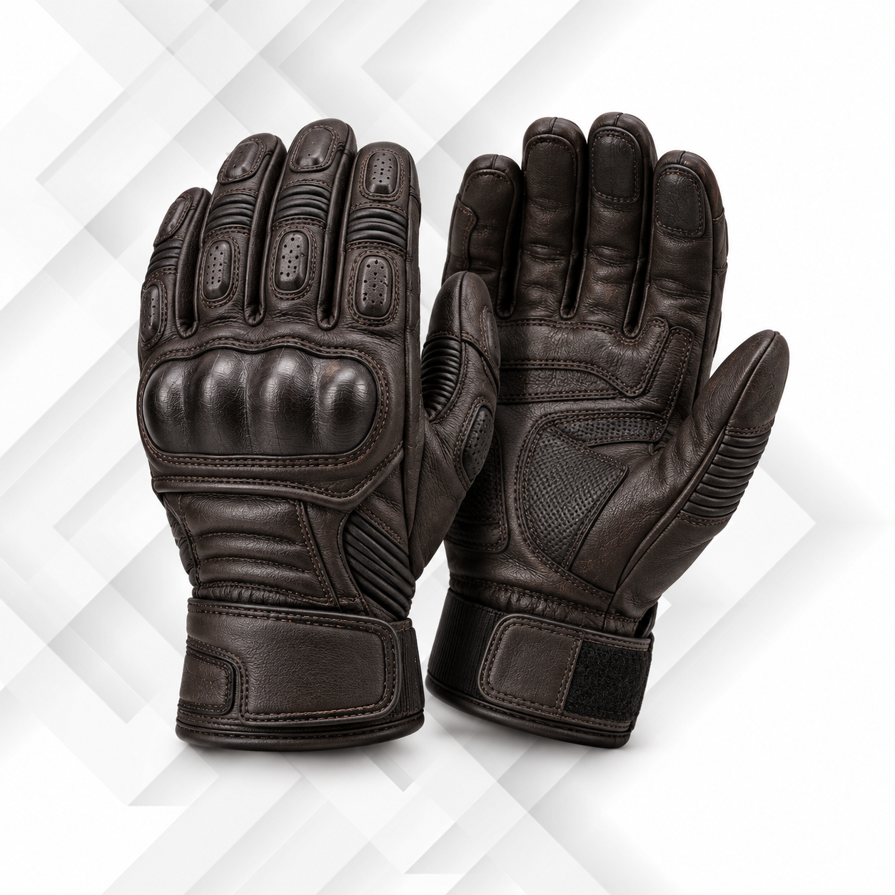 Motorcycle Leather Gloves